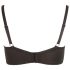 Cottelli Plus Size - must värvitud rinnahoidja tugevdustega - 95F