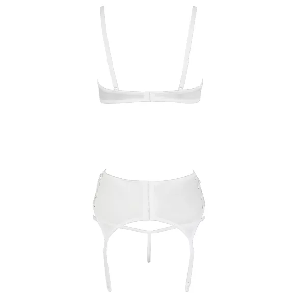 Cottelli - rinnahoidja ja aluspükste komplekt pitsiga valge - 85C/L