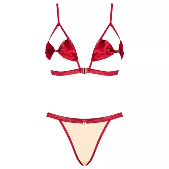 Obsessive - naiste pesukomplekt - seksikas punane pesu - L/XL