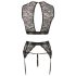 Cottelli Bondage - Pitsilise pesu komplekt (4 osa) - M