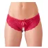 Cottelli - avatud naiste stringid lipsuga - punane - M