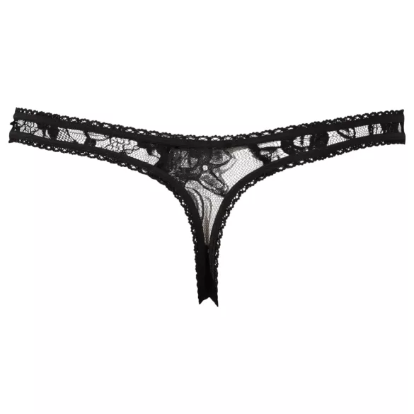 Cottelli - stringid naistele - pitsist - must