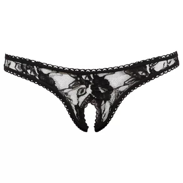 Cottelli - stringid naistele - pitsist - must - L