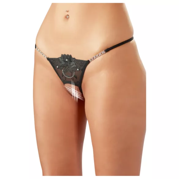 Cottelli - avatud stringid - sädelev lillemuster - M/L