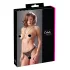 Cottelli - avatud pitsist stringid pärlitega - must - XL