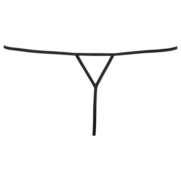 Cottelli - avatud naiste stringid kivikestega - must - M/L