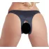 Cottelli - avatud pärlitega pitsist stringid - must - XL