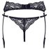 Cottelli - pitsilised sukahoidja ja stringid (must) - M