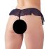 Cottelli - avatud pärlitega pitsiline string (must) - M