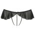 Cottelli - avatud pärlitega pitsiline string (must) - M