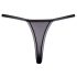 Cottelli - luksuslik tikitud liilia stringid (must-valge) - M/L