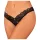 Obsessive Donna Dream - naiste avatud pitsist stringid - must - XL/XXL