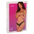 Obsessive Donna Dream - naiste avatud pitsist stringid - must - XL/XXL