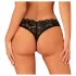 Obsessive Donna Dream - naiste avatud pitsist stringid - must - XL/XXL