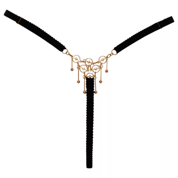 Cottelli - avatud string-tanga kaunistusega - must (S-L)