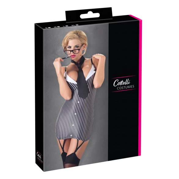 Cottelli - Triibuline sekretärikostüüm - XL