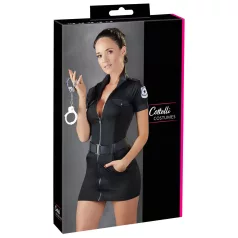   Cottelli Police - naispolitseiniku kostüüm - must kleit - XL