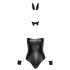 Cottelli Bunny - seksikas läikiv jänku kostüüm (5 osa) - M