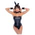 Cottelli Bunny - seksikas läikiv jänku kostüüm (5 osa) - M
