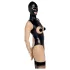 Bad Kitty - avatud body ja oraali mask - must - L