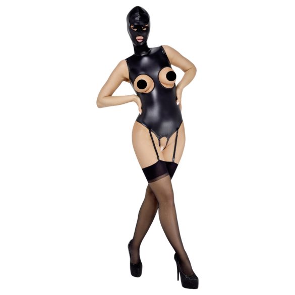 Bad Kitty - avatud body ja oraali mask - must - XL