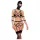 Bad Kitty - kehastrapide komplekt ja mask - must - S