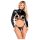 Bad Kitty - avatud rindadega bondage komplekt (must) - L