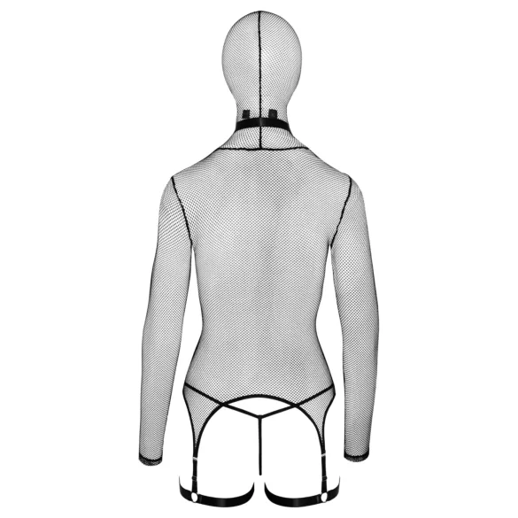 Bad Kitty - BDSM läbipaistev võrksärk piitsaga must