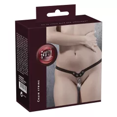 Fetish - needitud, ketiga stringid (must, S-L)