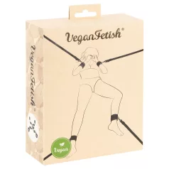 Vegan Fetish - voodi külge kinnitamise komplekt - must