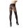 Cottelli - mustriline avatud sukk (must) - 4/L