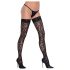 Cottelli Legwear - leopardimustriga sukk - must - 3