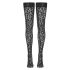 Cottelli Legwear - leopardimustriga sukk - must - 3