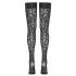 Cottelli Legwear - leopardimustriga sukk - must - 3