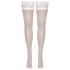 Cottelli - pitsiline lillemustriga sukk (valge) - 3/M-L