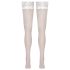Cottelli - pitsiline lillemustriga sukk (valge) - 3/M-L
