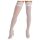 Cottelli - pitsiline lillemustriga sukk (valge) - 4/L