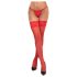 Cottelli - pitsiline, lillemustriga sukk (punane) - 3/M-L