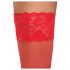 Cottelli - pitsiline, lillemustriga sukk (punane) - 3/M-L