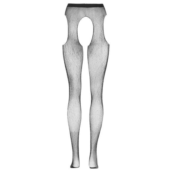 Cottelli Legwear - avatud sädelevad sukkpüksid - mustad (S-L)