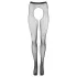 Cottelli Legwear - avatud sädelevad sukkpüksid - mustad (S-L)