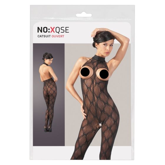 NO:XQSE - Lace overalls open at the chest (S-L) - XL/2XL