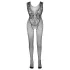 NO:XQSE - avatud võrkbodysuit - must, S-L