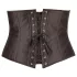 Cottelli Plus Size - satiinist korsett - must