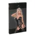 Noir - leopardimustriga sukahoidjaga pluus - must - M