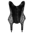 Noir - leopardimustriga sukahoidjaga pluus - must - M