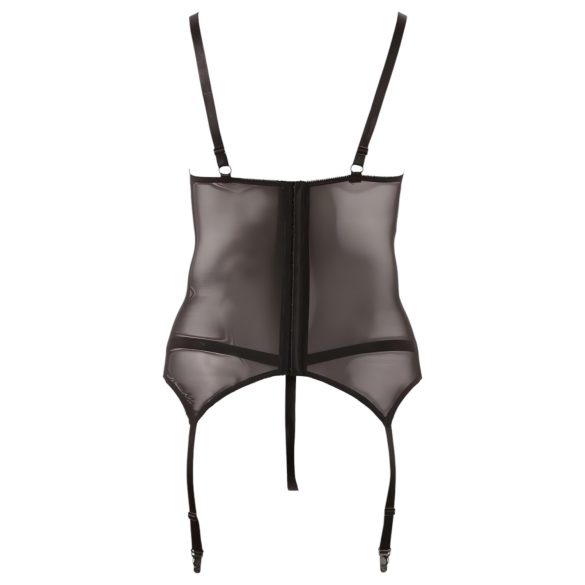 Cottelli - naiste pitsist topp paeltega - must - XXL