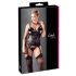 Cottelli - Lilled musta pluusi suures suuruses - XXXXL