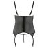 Cottelli - Lilled musta pluusi suures suuruses - XXXXL