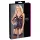 Cottelli - avatud pitsist pluus ja stringid - must - L
